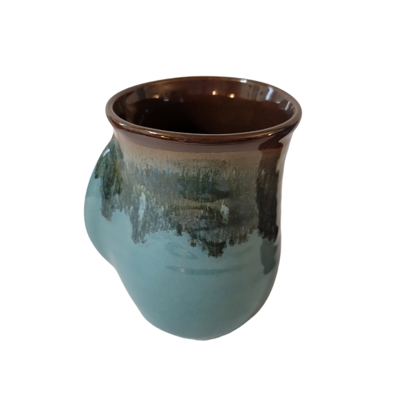 Neher Pottery Hand Warmer Left Handed Mug Set Of 2 - Picture 2 of 16